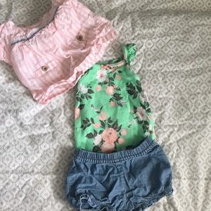 3piece outfit NB baby girl